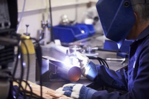 welder doing working