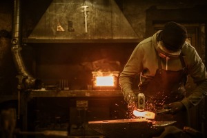 blacksmith forging