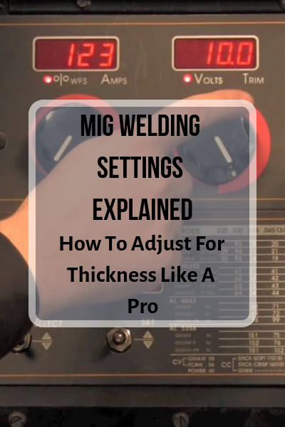  MIG Welding Settings Explained featured image
